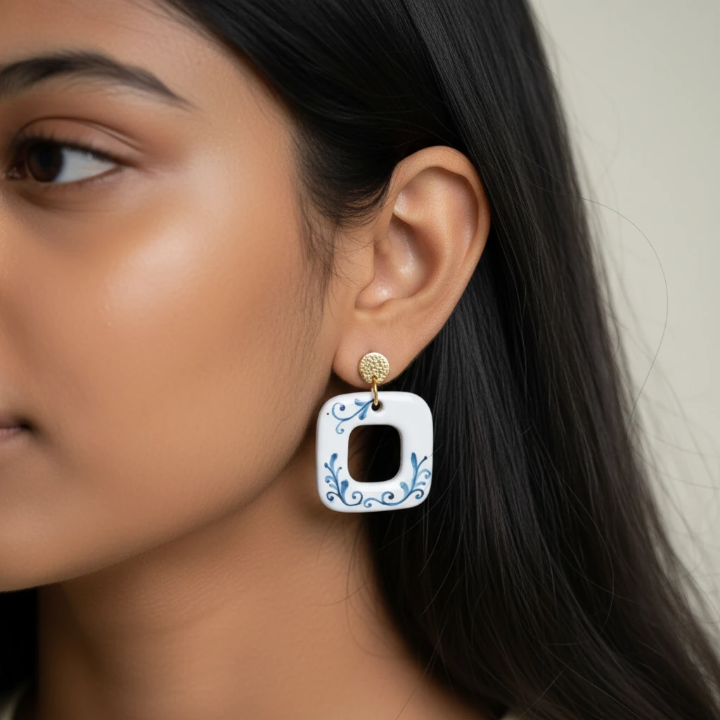 orecchini-earrings-grottega-laterza-puglia-ceramic-quadrato-bianco-blu
