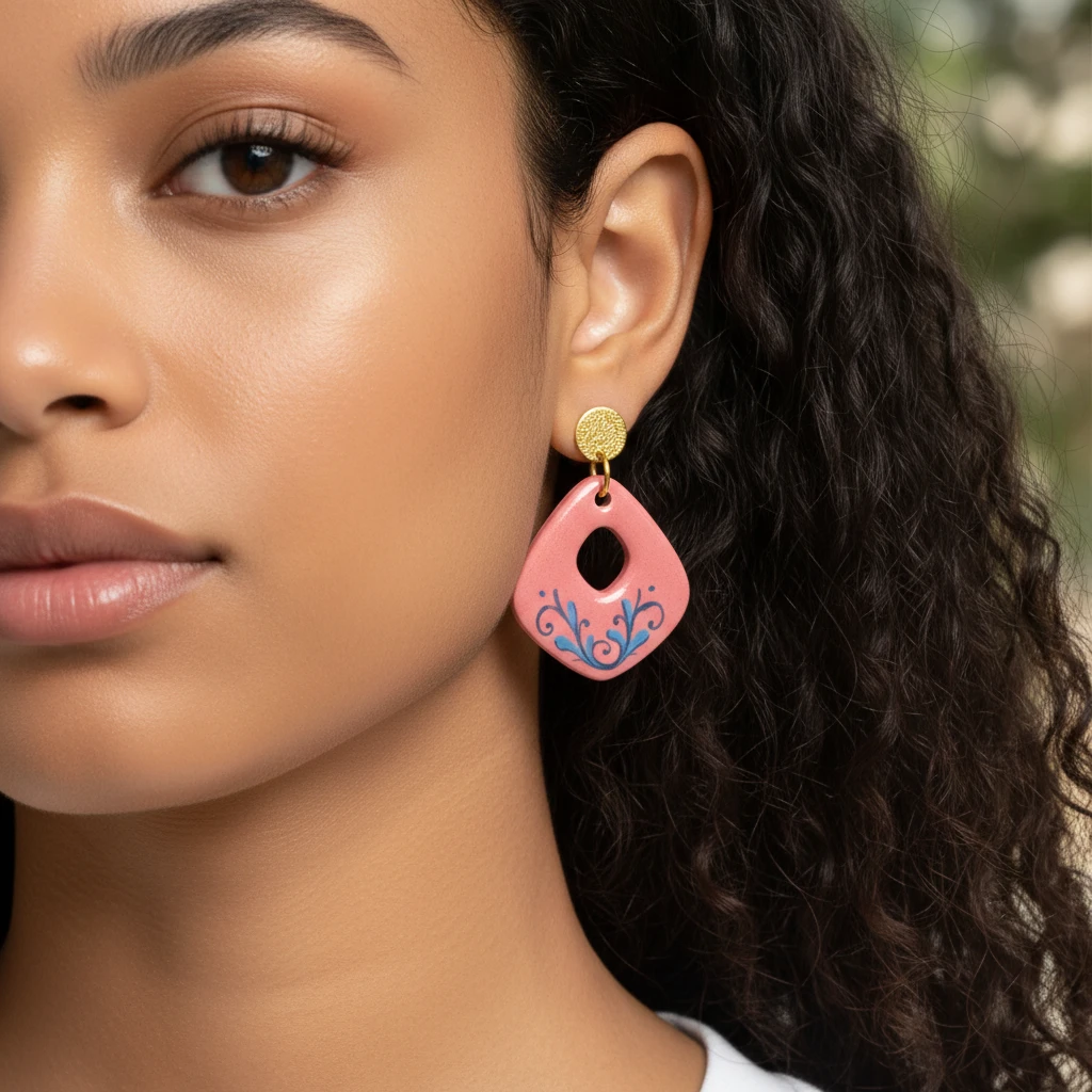orecchini-earrings-grottega-laterza-puglia-ceramic-goccia-warm-pink