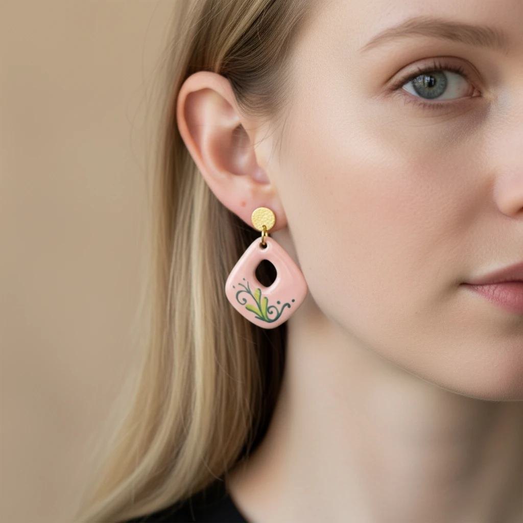 orecchini-earrings-grottega-laterza-puglia-ceramic-goccia-pink